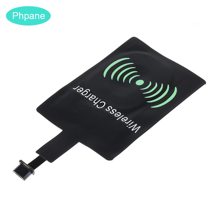QI Wireless Charger Receiver 5V/2A Coil Charging Type C Adapter Patch For Xiaomi Redmi Note 7 5 For Huawei P20 Lite Samsung A50