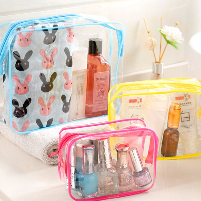 ETya, organizador de viaje, bolsa de maquillaje transparente, bolsa de cosméticos de PVC, estuche de belleza impermeable, bolsa de aseo, bolsa de maquillaje, bolsas de lavado