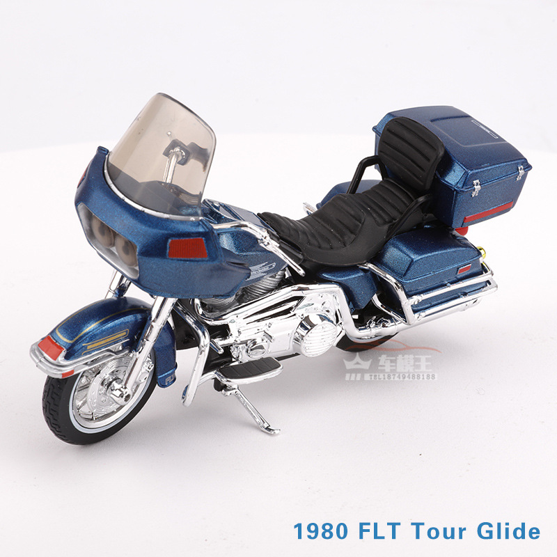 Maisto 1:18 15 stile moto Modello di moto Giocattolo Per Harley 2009F XDFSE CVO FAT BOB 2016 BREAKOUT 2004 FXSTDSE CVO 2015 di strada 750: 1980 FLT Tour Glide