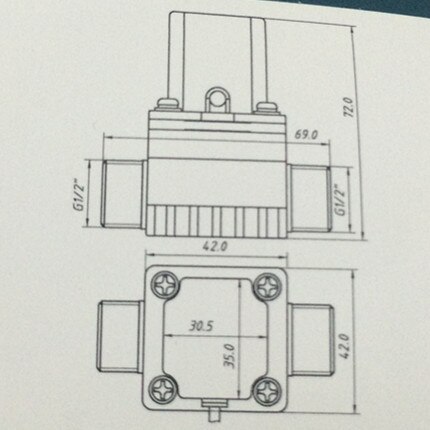 Pulsed Electromagnetic Valve Sensor Smart Faucet Urinal Sanitary Sensors Solenoid Valve DC4.5V-6.5V 0.02-1.0MPA G1/2 DN15