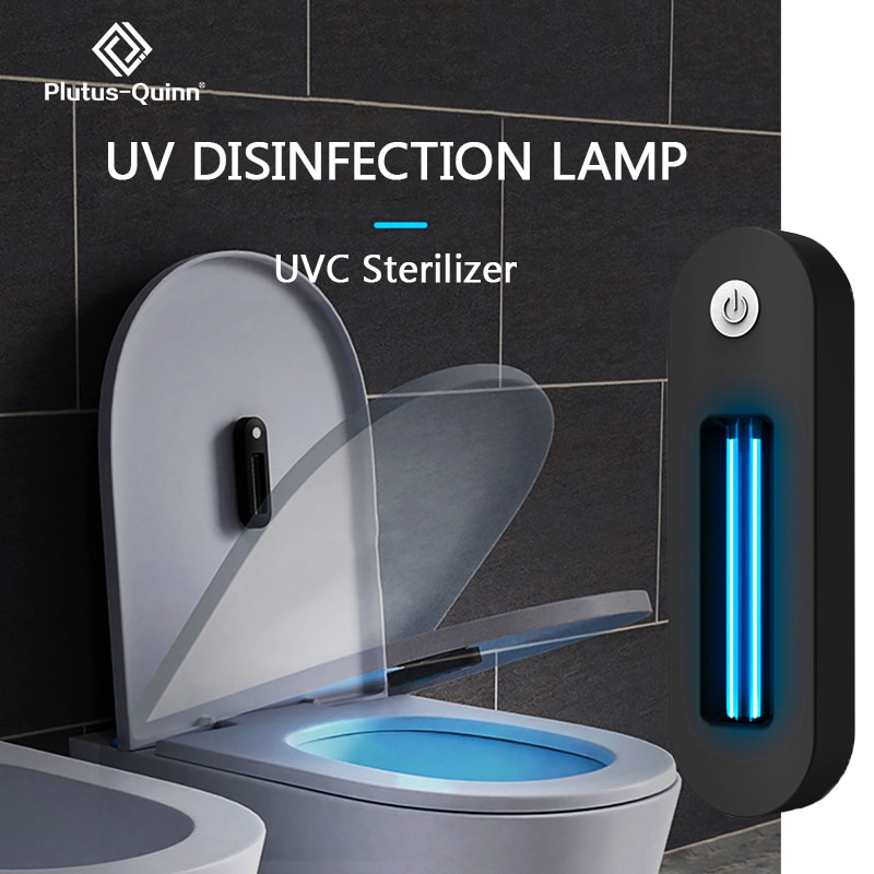UV Disinfection Lamp UVC Sterilizer USB Charging UV Disinfection Light For Home Toilet Garbage Can Shoe Cabinet Germicidal Lamp