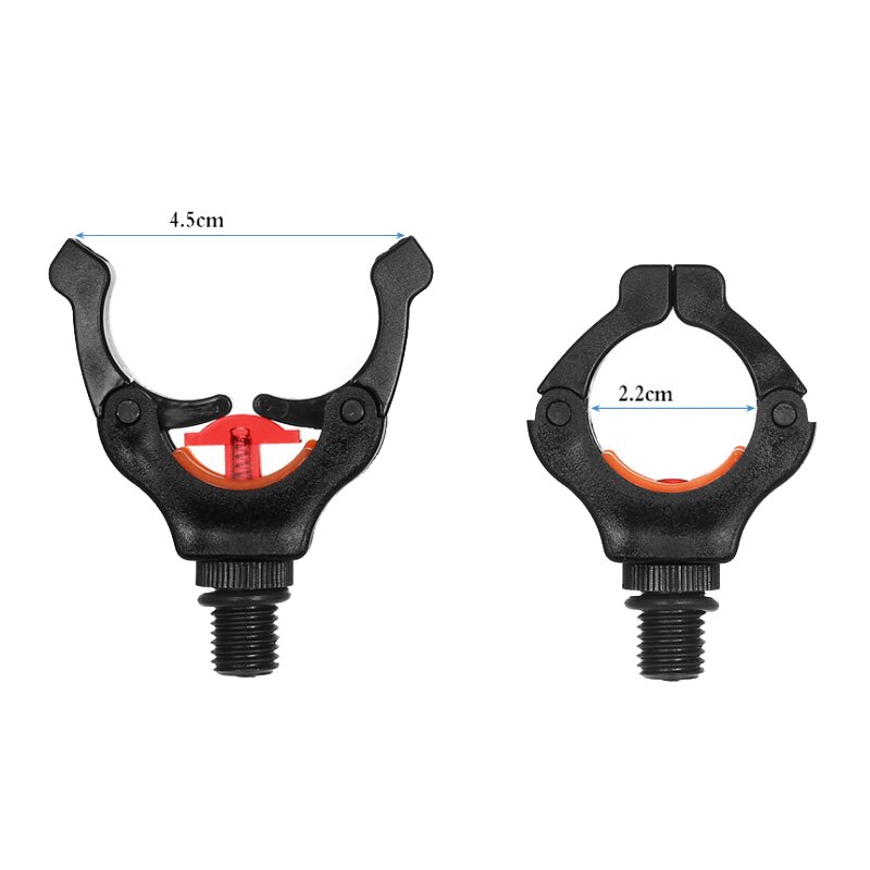 3Pcs Carp Fishing Rod Rest Head Clamp, Used for Rod Hanger with ic net Clamp to Hold the Fishing Rod