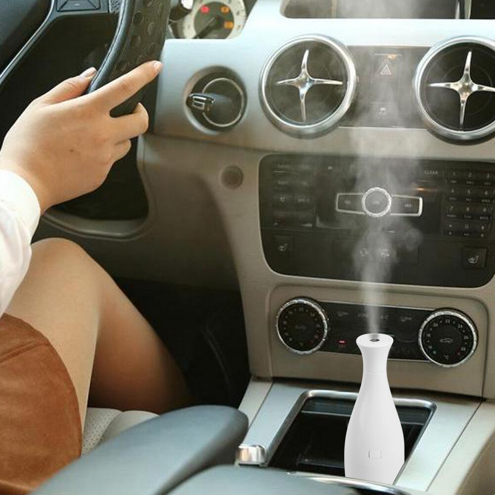 70ml Mini Air Humidifier Bowling Ball Shape Car Home Office Cool Mist Maker for Outdoor Personal Car Parts Decoration