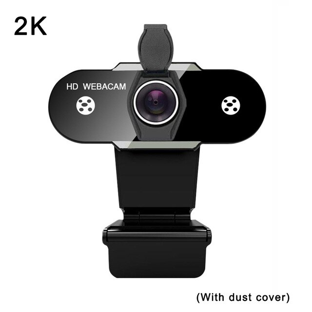 1080P 2K computer camera with microphone camera for kid Mini Computer PC Web Camera Broadcast Video Calling Conference USB Plug: 2K