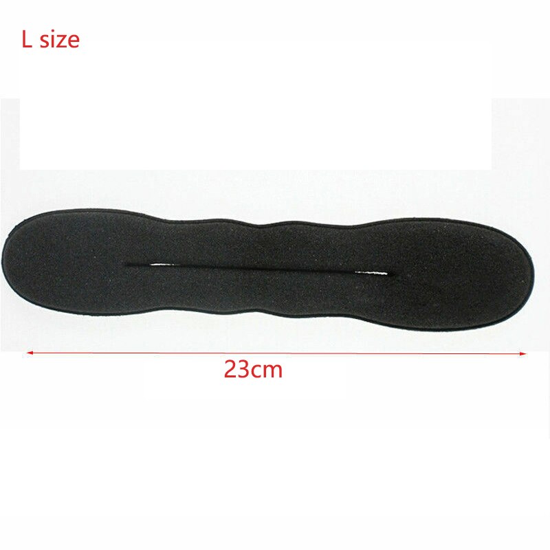 17cm i 23cm czarne włosy stylizacja kok tornado robić koka pierścień magiczna gąbka klip pianka pączek narzędzie obrotowe 1/2 sztuk: 1szt 23cm