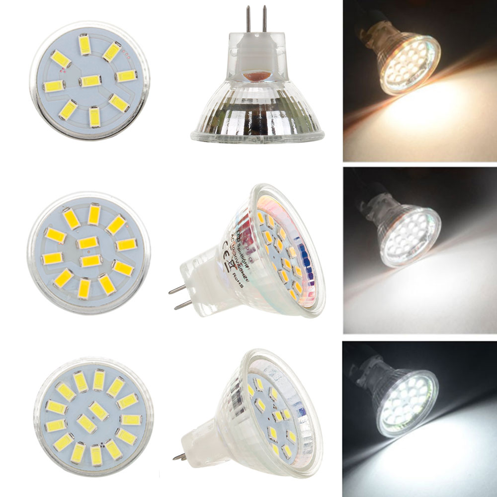 LED Lamp MR11 AC/DC12V 24 V GU4 120LM 240LM LED Lamp 9LED 12LED 15LED 5730 SMD Warm/ koud/Neutraal Wit Lamp Vervangen Halogeen Licht