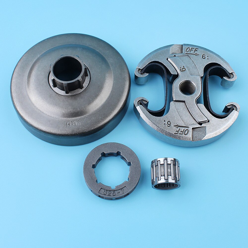 thumbnail image 2 of Clutch Rim Sprocket Drum With Needle Bearing For Husqvarna 445, 450, 450E Saws .325 7T 2 of 6
