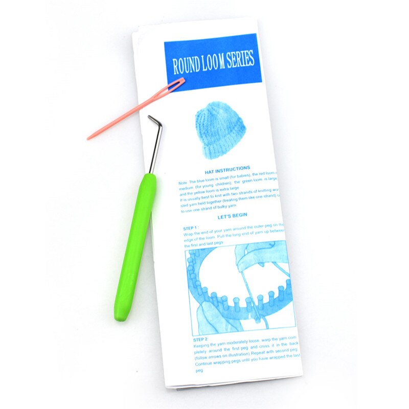 4 Size Round Circle Hat Knitting Needles Knit Loom Kit Ring Yarn Needle Socks Scarf Maker Weave Kit Knitting Machine Sewing Tool