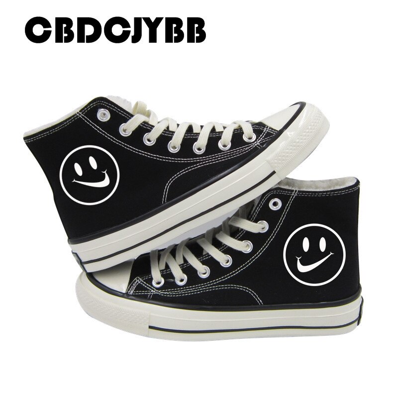 Cbdcjybb dames hoge canvas schoenen hoogte toenemende comfortabele schoenen platform casual schoenen veterschoenen dames glimlach schoenen