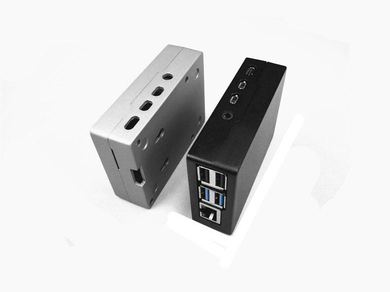 Raspberry PI 4 Case Kit Aluminum Case 5V 3A Power Adapter 64G Micro SD Card Micro HDMI Cable For Raspberry Pi 4 Model B