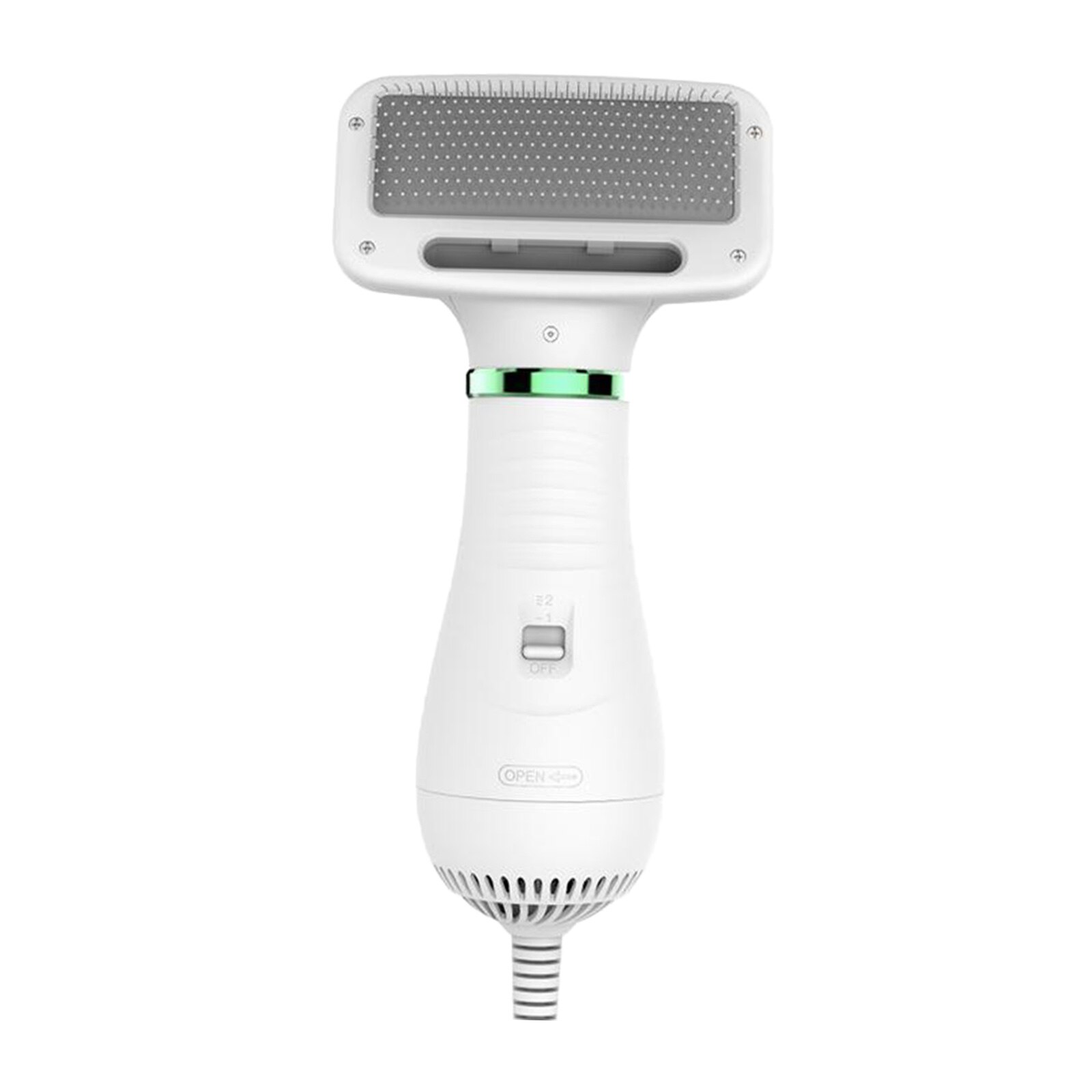 Przenośna suszarka robić włosów dla zwierząt 2 w 1 pielęgnacja zwierząt domowych suszarka robić włosów dmuchawa cicha regulacja temperatury dla małych średnich duże psy koty