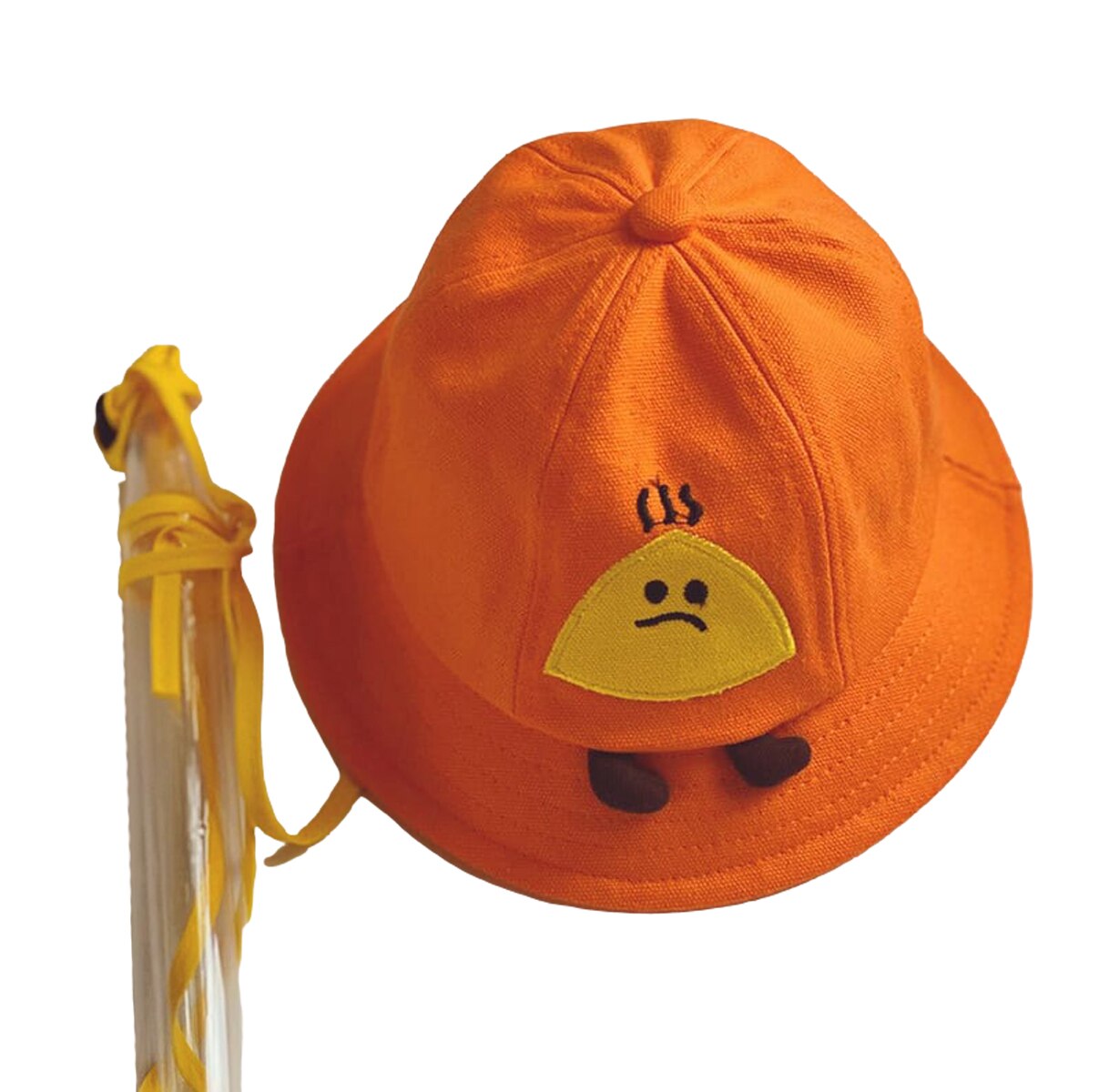 Unisex toddler bred skygge solbeskyttelse spand hat søde sommer udendørs hætter med aftagelige klare ansigtsskærm dækker: 5