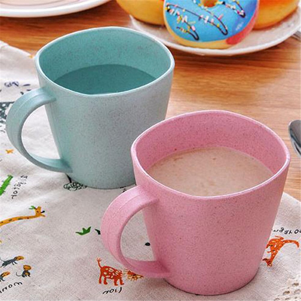 Taza de cepillo de dientes de , 1 pieza, juegos de baño no resistentes al calor, cepillo de dientes cómodo, sensación de paja de trigo, taza de taza para lavar, taza para gárgaras