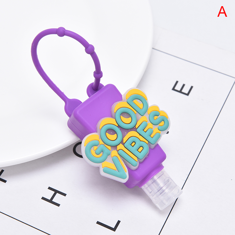 1 pièces Silicone Mini désinfectant pour les mains voyage Portable sûr support de Gel jetable pas propre distributeur de savon main support de Gel pour les enfants: A