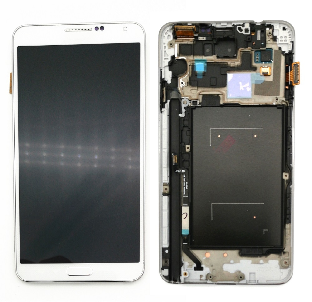 Pantalla LCD Super AMOLED para Samsung Galaxy Note 3 N900 N9005 N900A N900V MONTAJE DE digitalizador con pantalla táctil