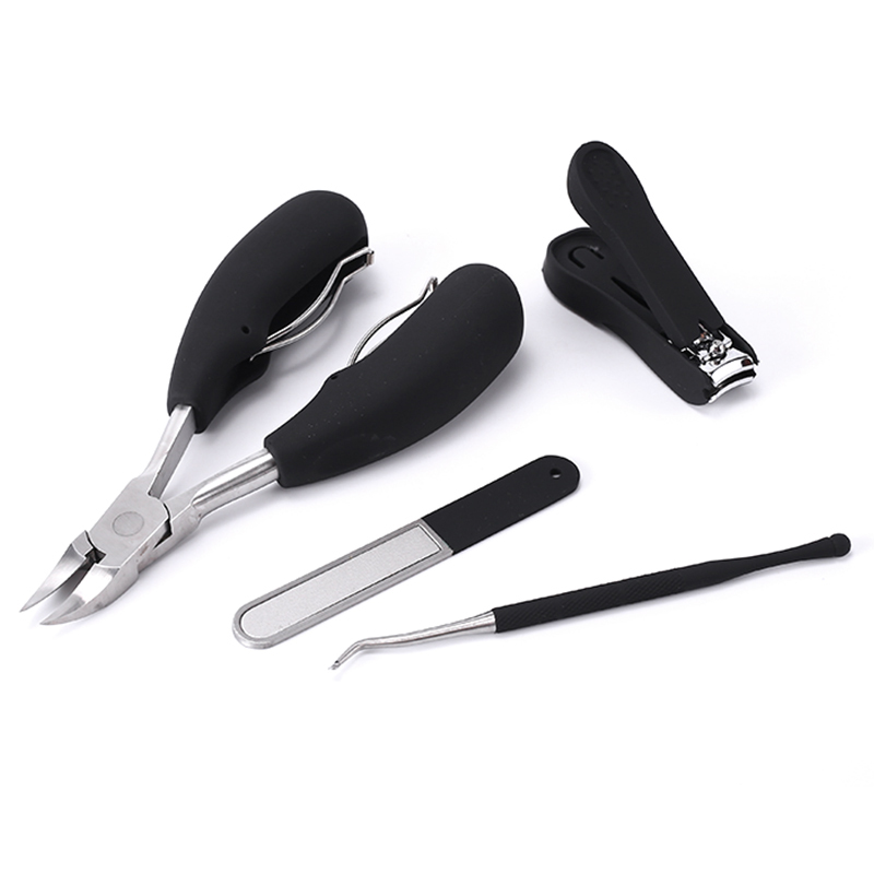 Stainless Steel Toenail And Fingernail Clippers Set For Thick Nails Large Toenail Clippers