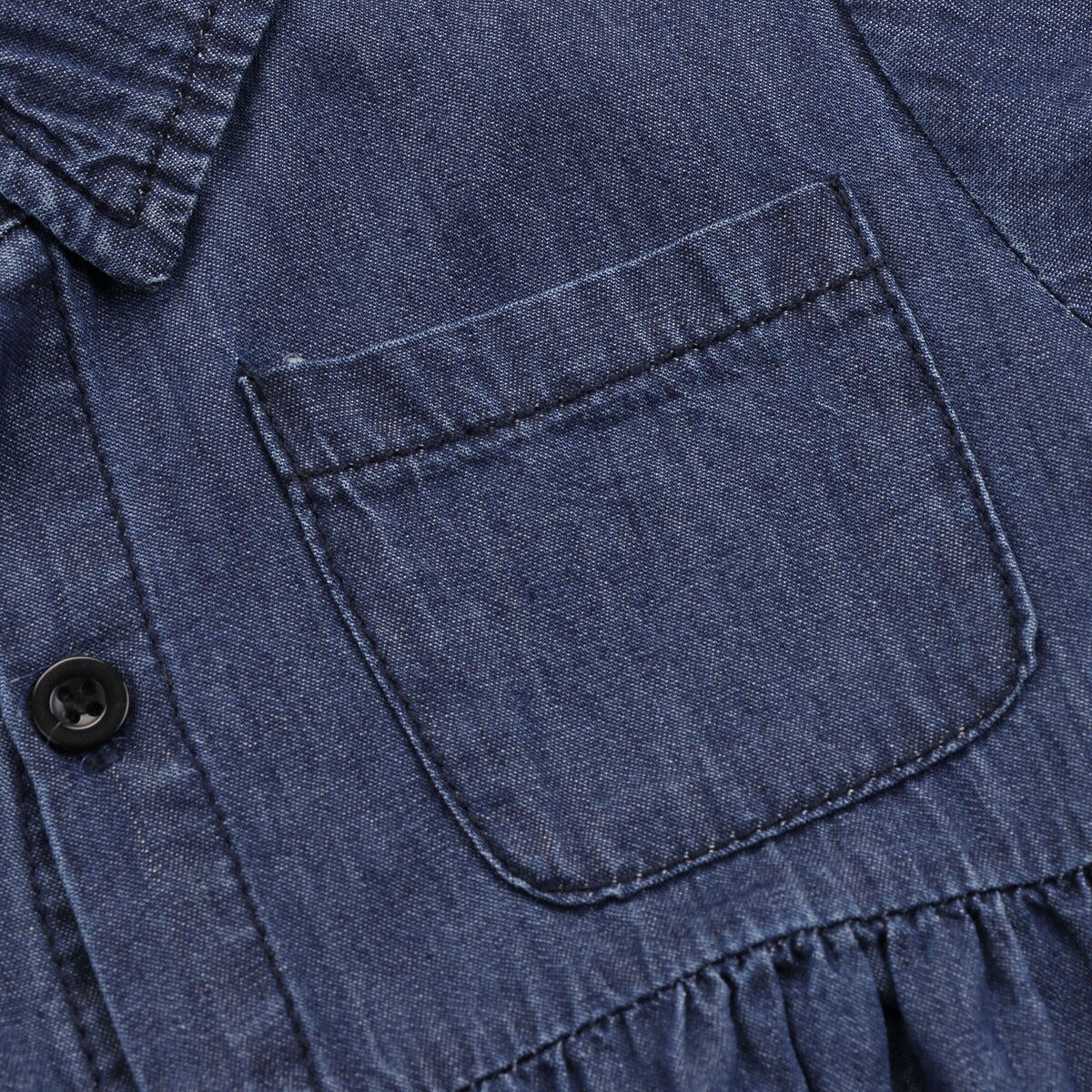 Merk peuter baby kinderen baby meisjes kind casual denim jurk feest bruiloft wedstrijd jurken lange mouwen mini jurk 1-5t