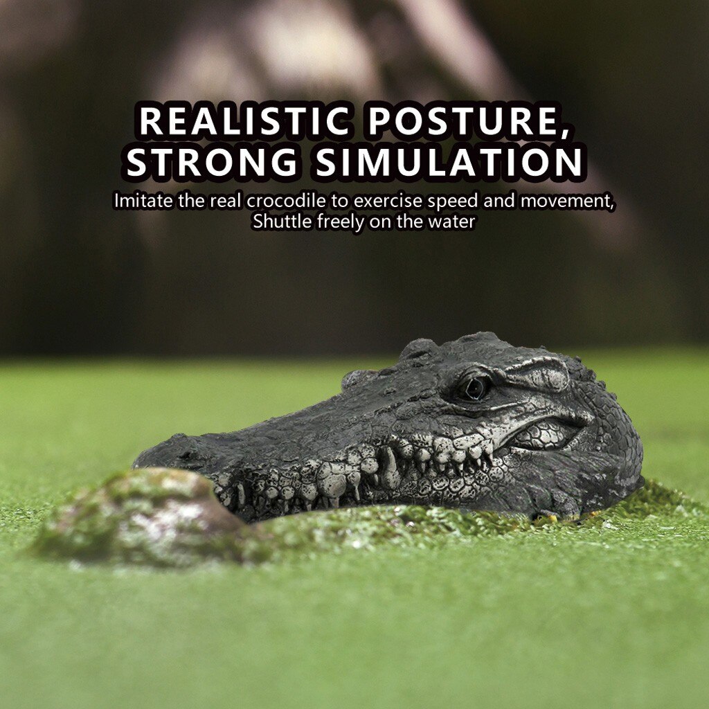 Simulation Crocodile Remote Control Ship Toys Flytec V005 Rc Boat 2.4g Simulation Crocodile Head Water Racing Electric Remote