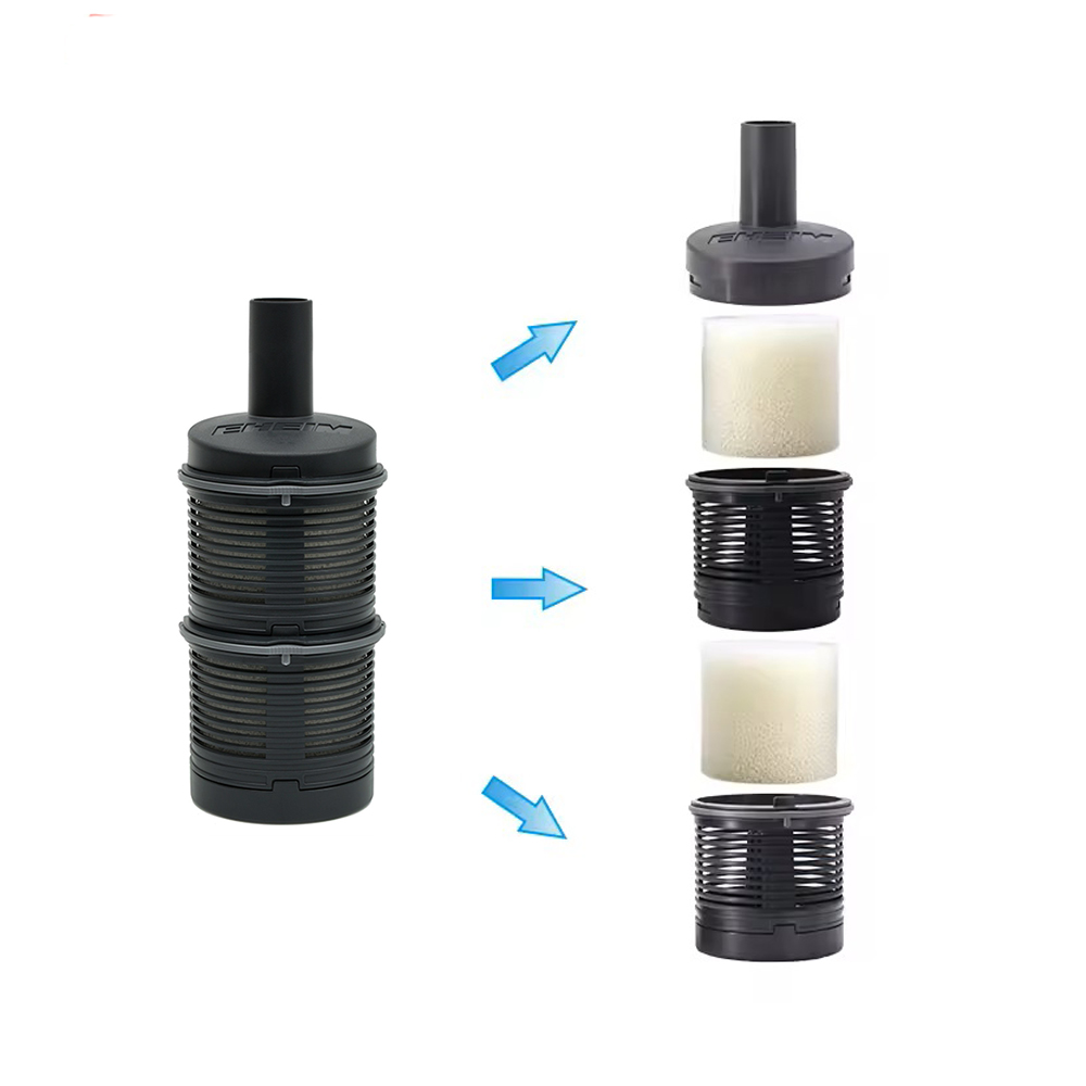EHEIM Bote externo y prefiltro Powerhead con cartuchos de filtro para limpieza rápida de agua de pecera de acuario