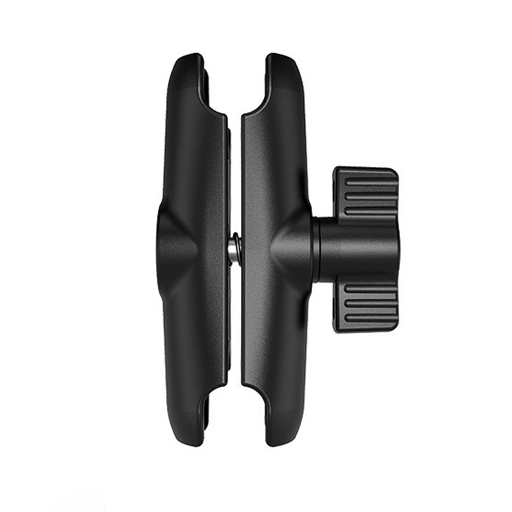 Soporte de bola de goma de 1 o 1,5 pulgadas para motocicleta, Base de montaje redonda o cuadrada de aluminio para Gopro y Garmin: Color verde