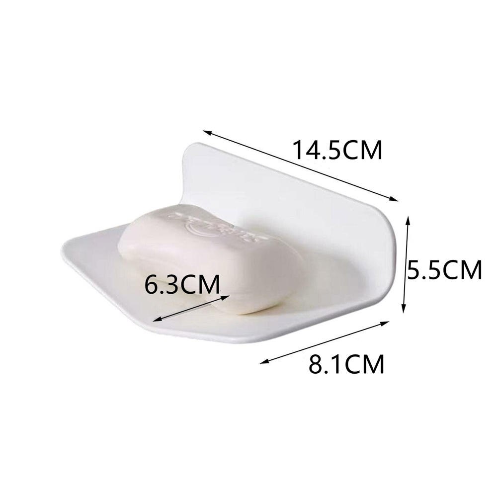 V-shaped Bathroom Soap Basin Wall Mounted Soap Rack Soap Box For Shower Soap Dishes Bathroom Sponge Dish Accessories