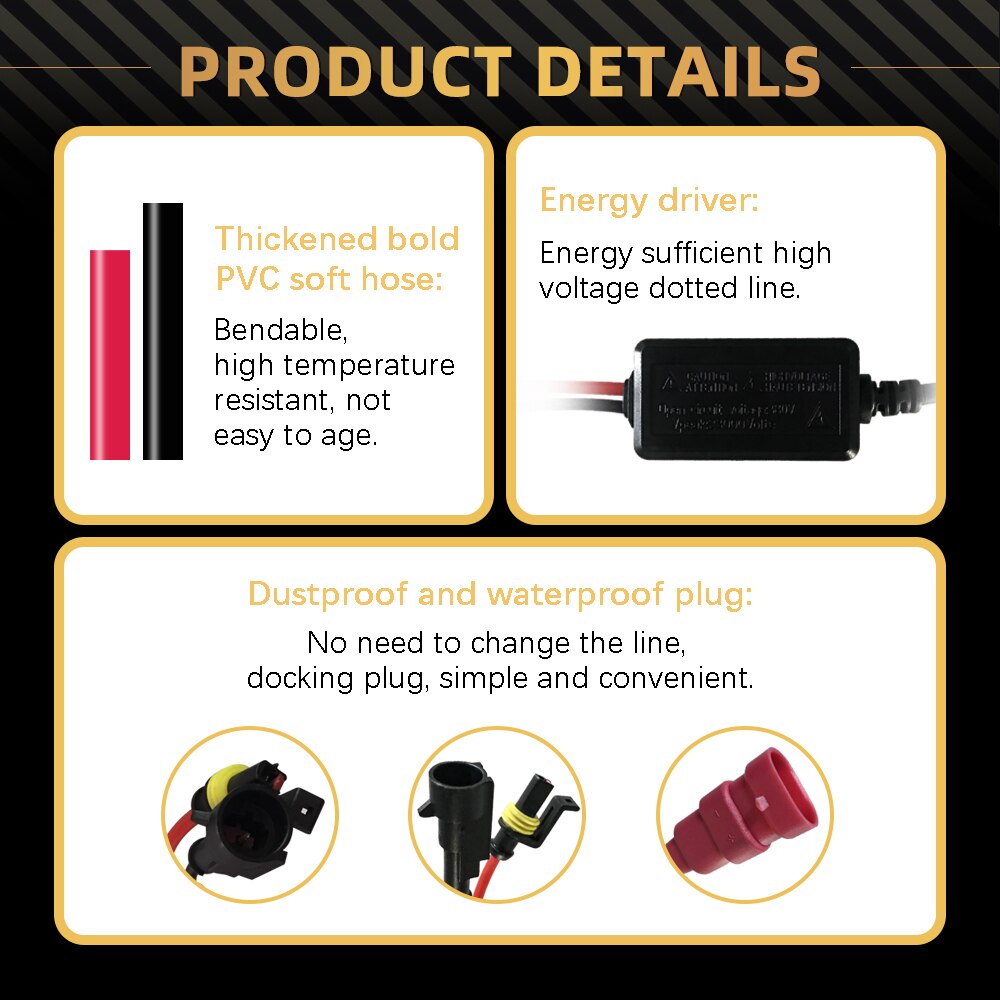 Xenon  h4 xenon  h7 35w 55w slim ballast kit gömd xenon tändenhet block tändning elektronisk ballast för  h1 h3 h4 h7 h11 9005