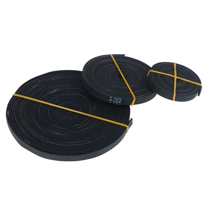 1/2/5M GT2 Timing Belt 6mm Width 2GT Fiber Reinforced Rubber Open Timing Belt For CNC 3D Printer Reprap Prusa I3 Gear