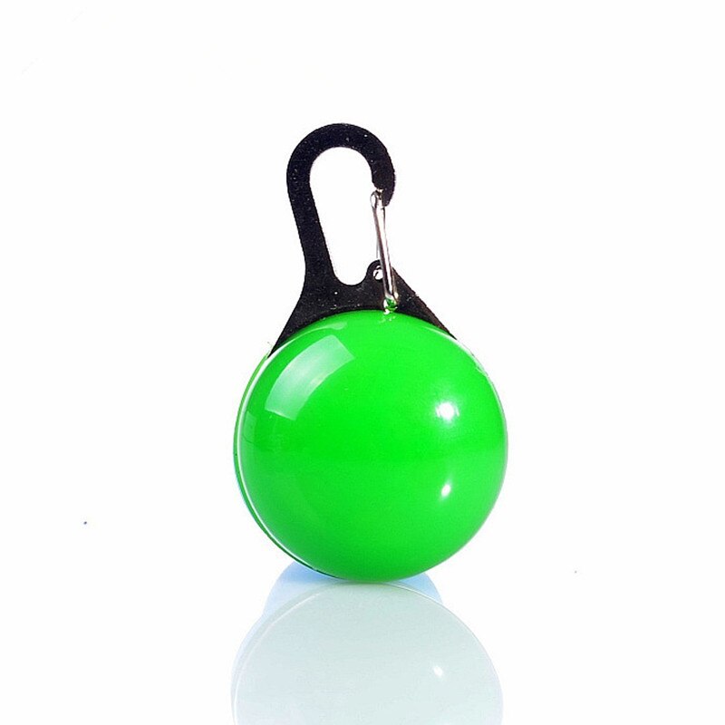 Collar LED para perro, colgante de luz nocturna para mascotas, colgante luminoso de seguridad, suministros para mascotas, accesorios para perros: green