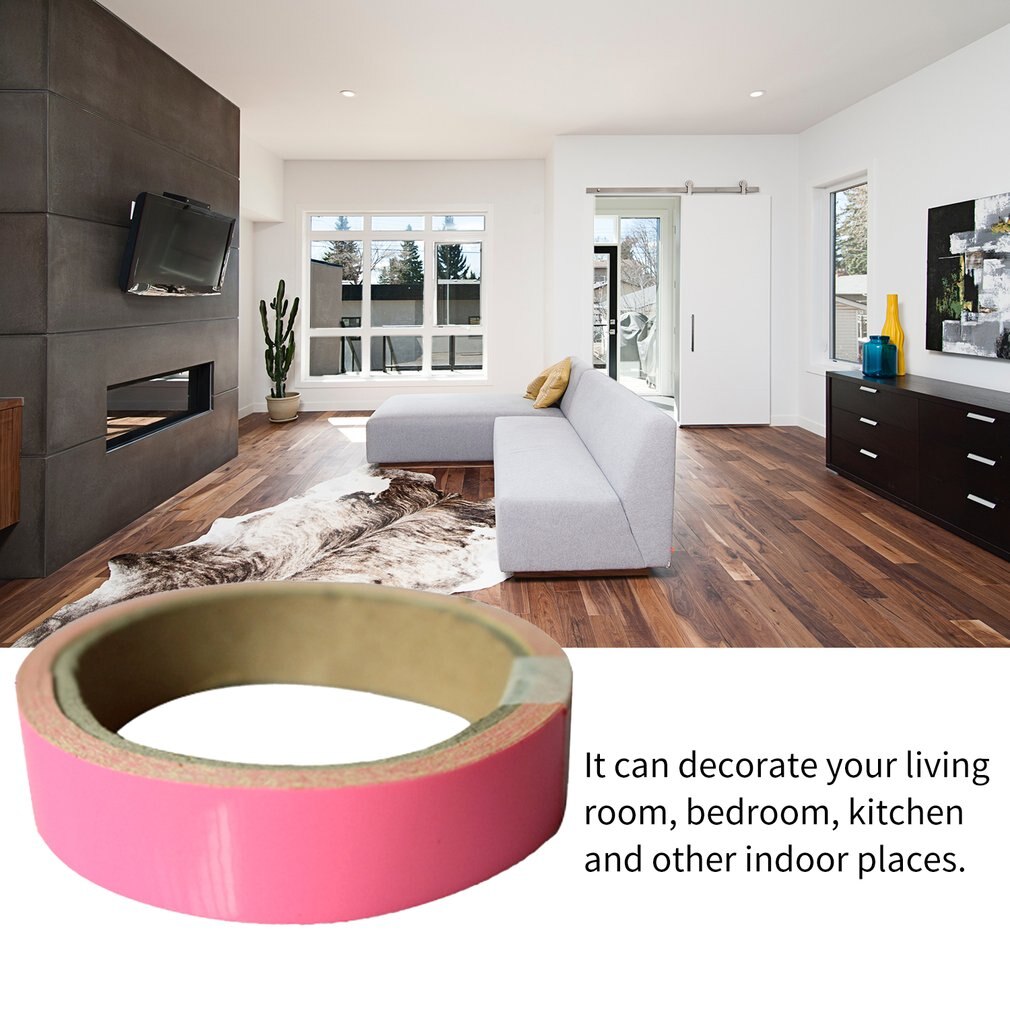 Reflective Glow Tape Self-adhesive Sticker Removable Luminous Tape Fluorescent Glowing Dark Striking Warning Tape