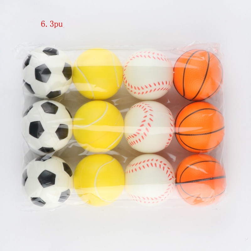 Calcio Lento Aumento Anti-stress Giocattoli Spremere Berretto Da Baseball Palla Da Tennis Baseketball Squishy Antistress Relief Sfera di 6.3 centimetri 7.6 centimetri 10cm