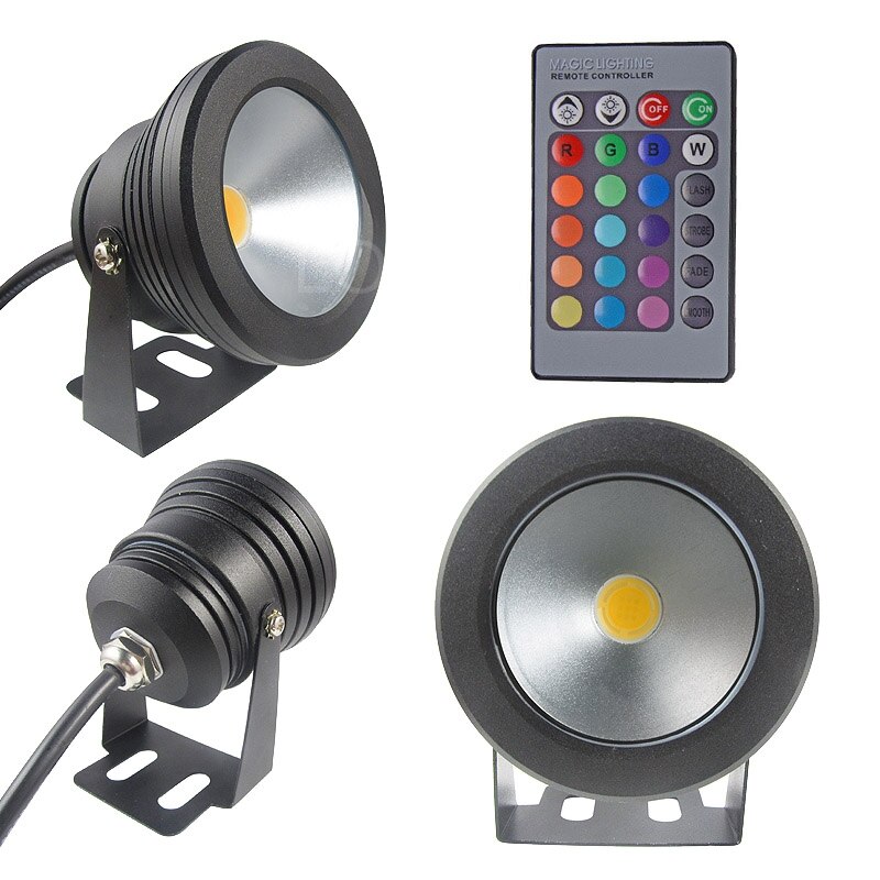 Enjoydeal-Lámpara Led subacuática impermeable, punto de luz decorativo de noche, lámpara subacuática para fuente de piscina, 10W