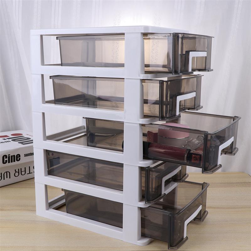 5-Layer Lade Bureau Opbergdoos Plastic Document Diversen Houder Cosmetische Kast Organizer Desktop Up Organizer Box