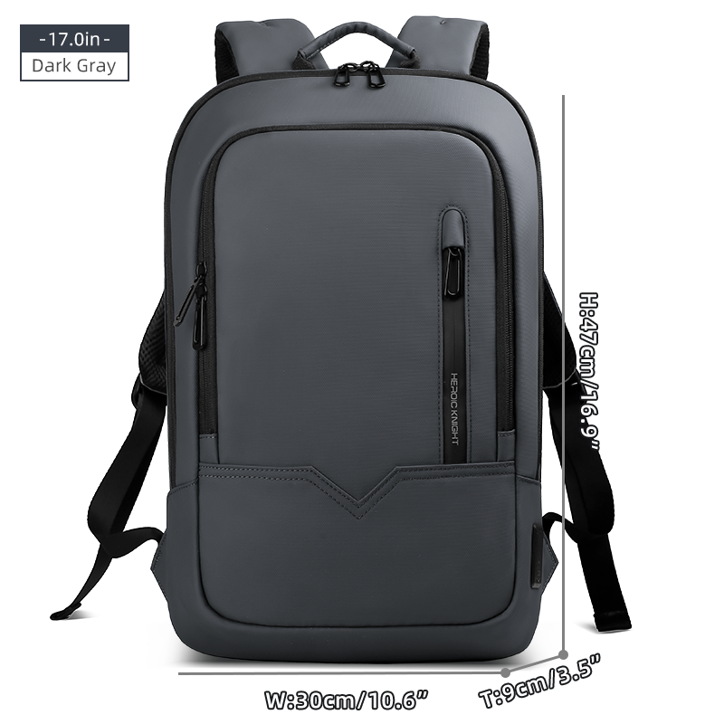 HK Multifunctionele damestassen Waterdichte 15,6 inch laptoprugzak met USB Lichtgewicht reiszak voor dames: GRIJS
