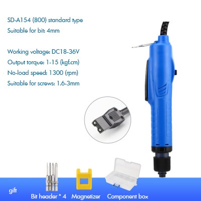 DC18V-36V Power Screwdrivers, Adjustable Torque Electric Screwdriver with Bits, Magnetizer, Component Box for Phone Home Repair: A