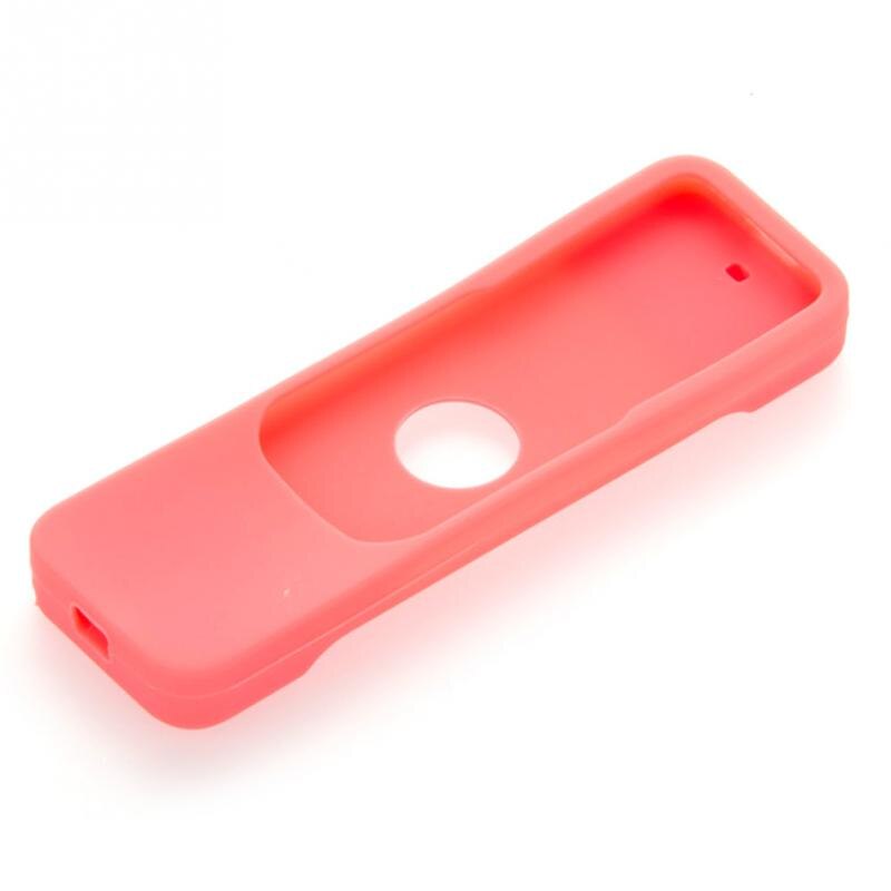 Kleurrijke Siliconen Apple Tv 4 Afstandsbediening Beschermhoes Cover Skin Waterdichte Stof Opbergtas Organizer Huishoudelijke Beschermen: Roze