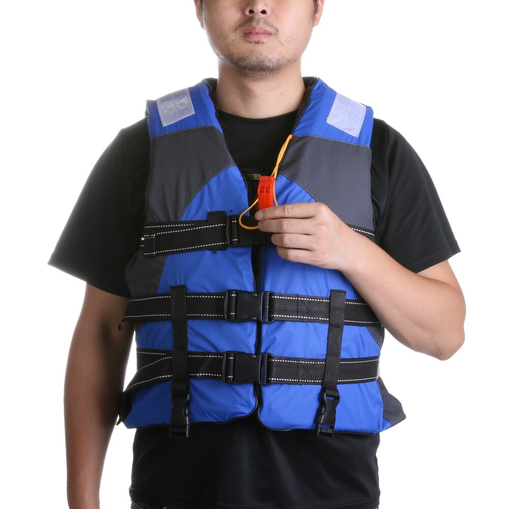 Adult Life Jacket Water Sports Rafting Buoyancy Rescue Belt Whistle Outdoor Swimming Boating Men Jacket Safety Vest Fishing -40