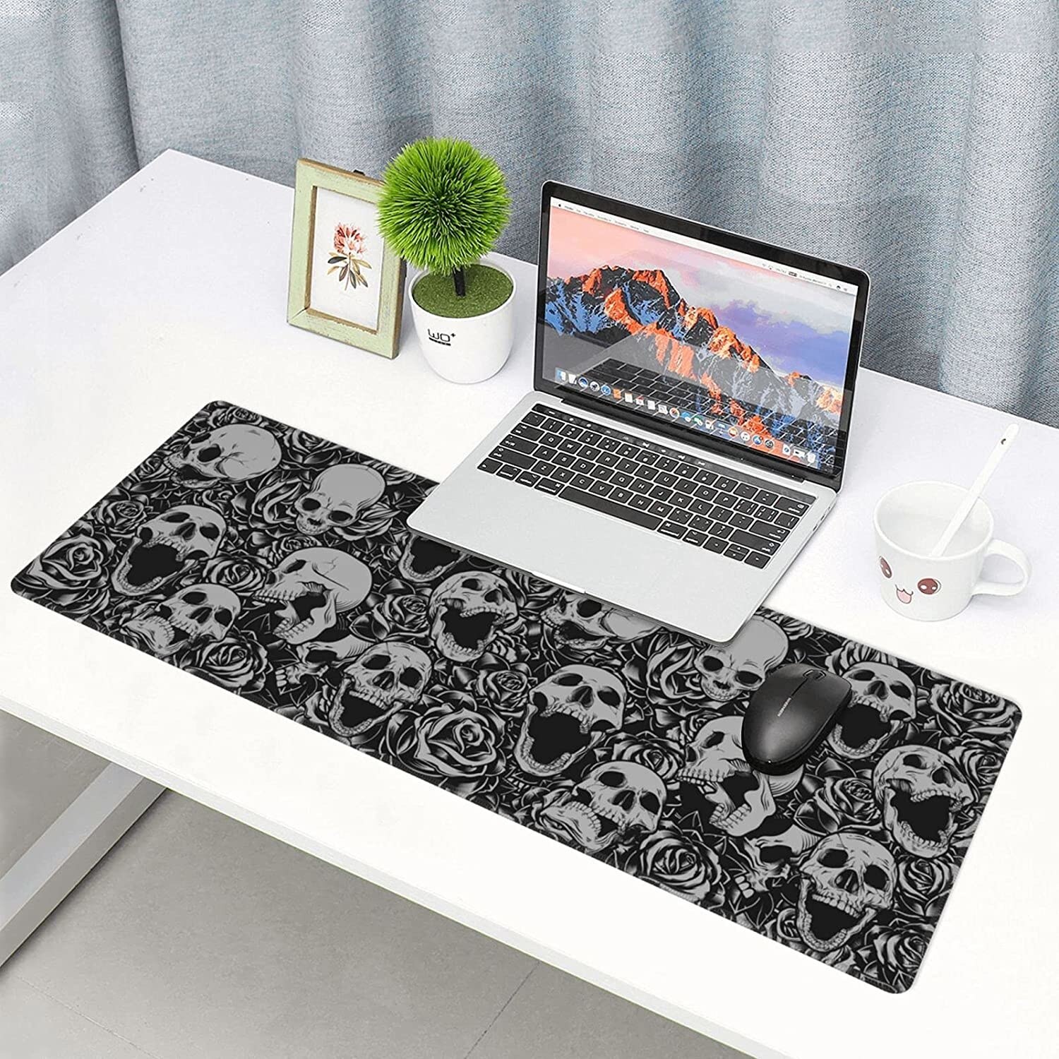 Muismat Gamer Grote Thuis Custom Muis Mat Muismatten Schedel Anti-Slip Gamer Laptop Natuurlijke Rubber Desktop Muismat muis Mat