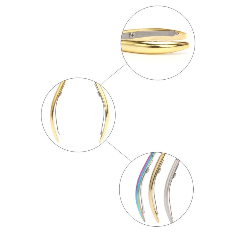 Cuticle Nippers Stainless Steel Cuticle Trimmer Dead Skin Remover Scissors Pointed Blade Cuticle Cutter Clipper