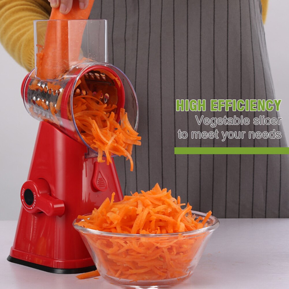 3 In 1 Groente Cutter Handmatige Snijmachine Chopper Spiralizer Rasp Mandoline Slicer Aardappel Kaas Keuken Gadgets Keuken Gadgets