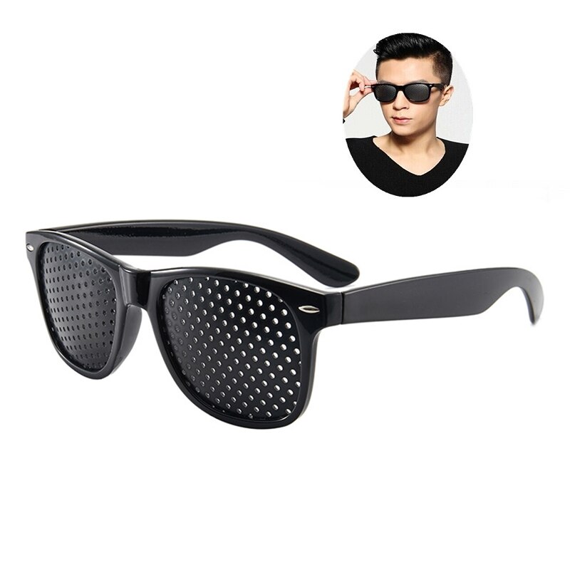 Cycling Eyewear Pin Hole Sunglass Eye Training Glass Pinhole Glasses Camping Unisex Eyeglasses Exercise Outdoor Improve Eyesight