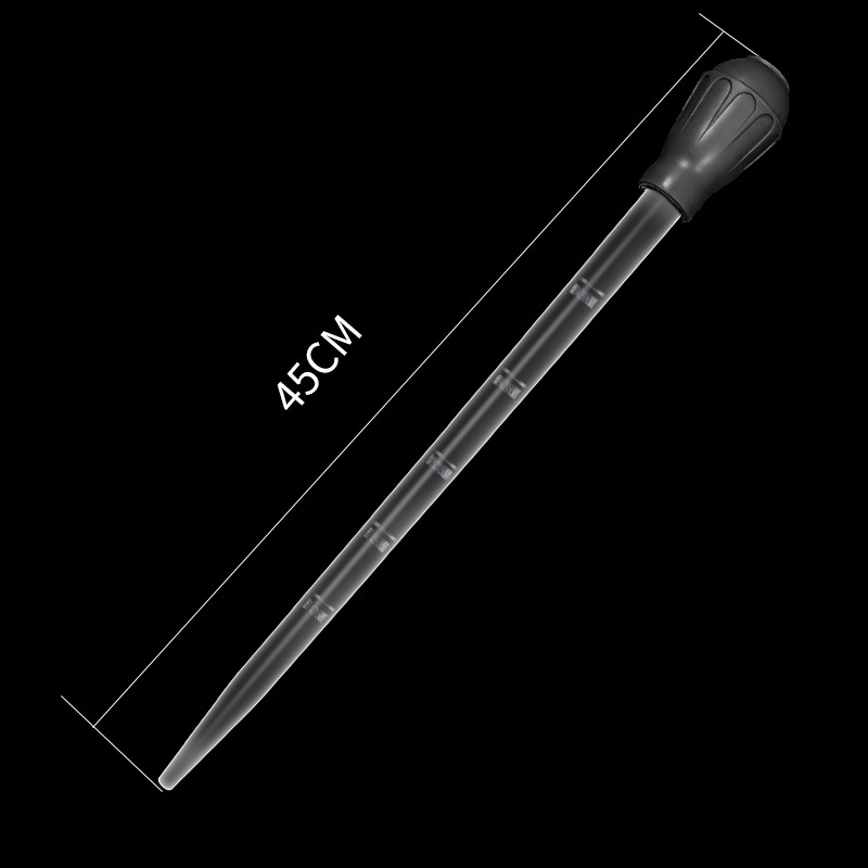 Sifón para acuario, pipetas alargadas, aspiradora para pecera, herramienta de limpieza Simple para cambiador de agua de acuario, 29cm, 54cm, 30ml y 50ml: Plata