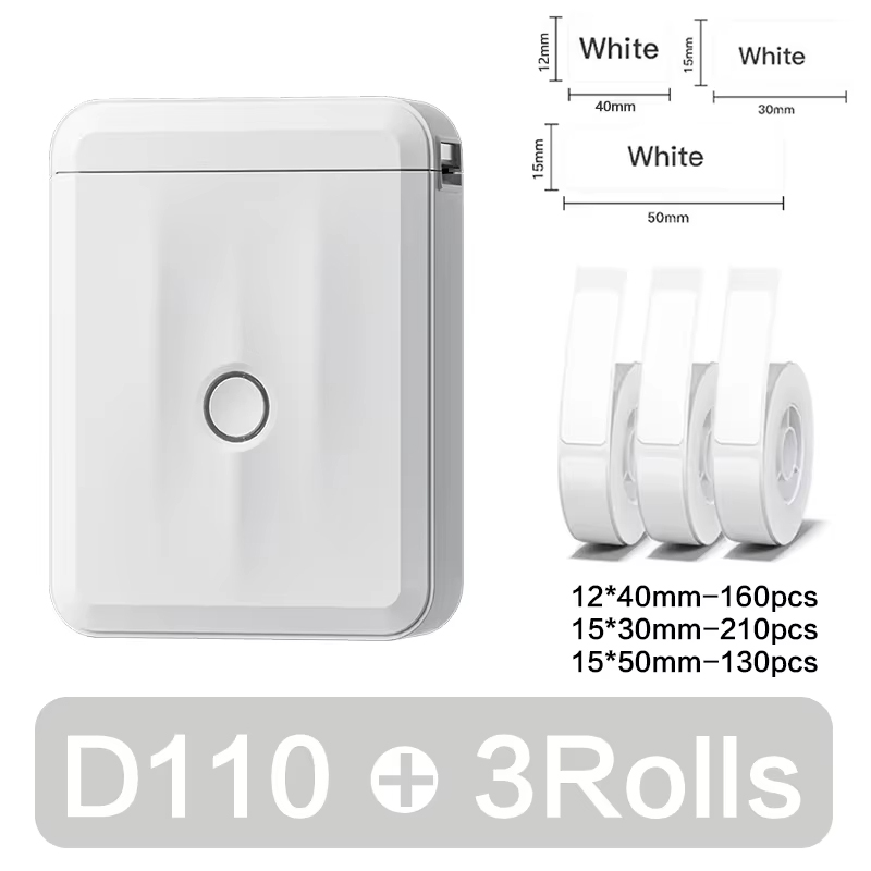 Niimbot D110 Portable Mini Printer Thermal Adhesive Sticker Label Printer Inkless Pocket Label Maker UV Printer For Mobile Label: light green