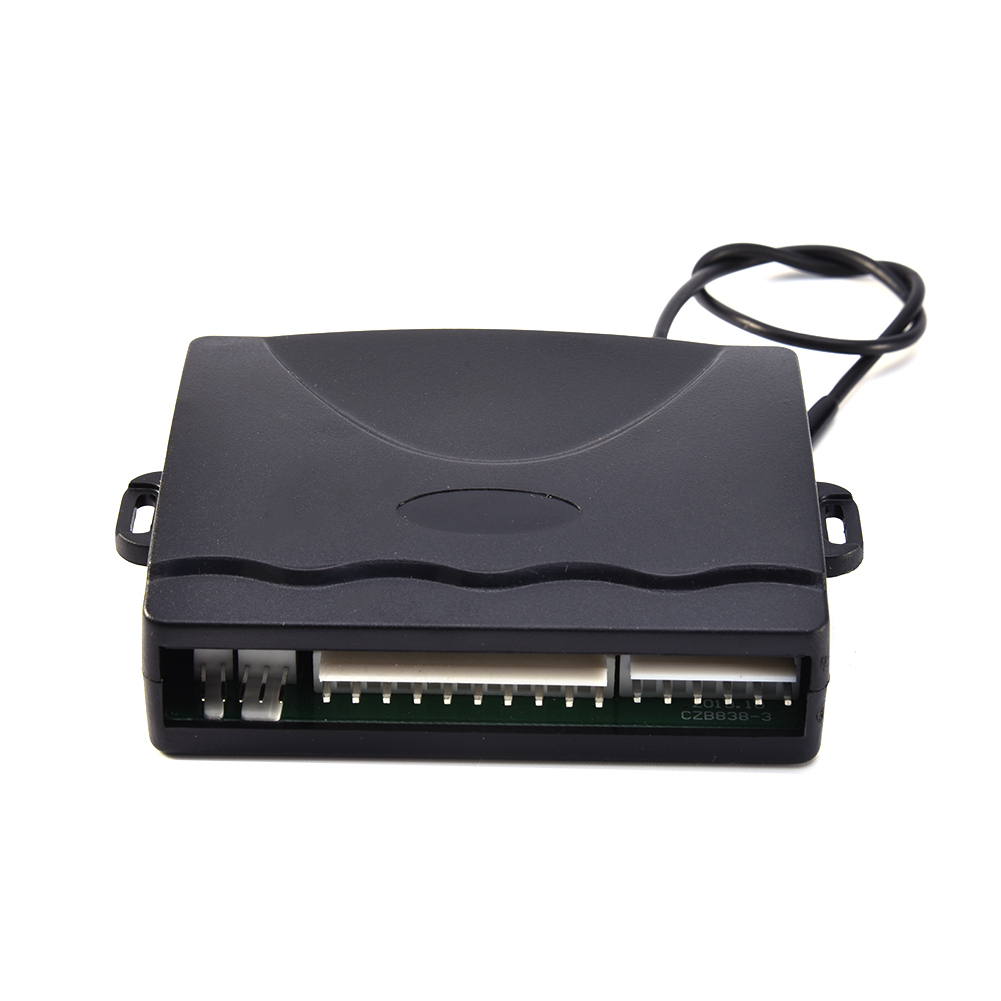 2 Car Door Alarm System Protection Security Remote Central Locking Kit Shock Sensor Anti-theft Alarm Tool Set