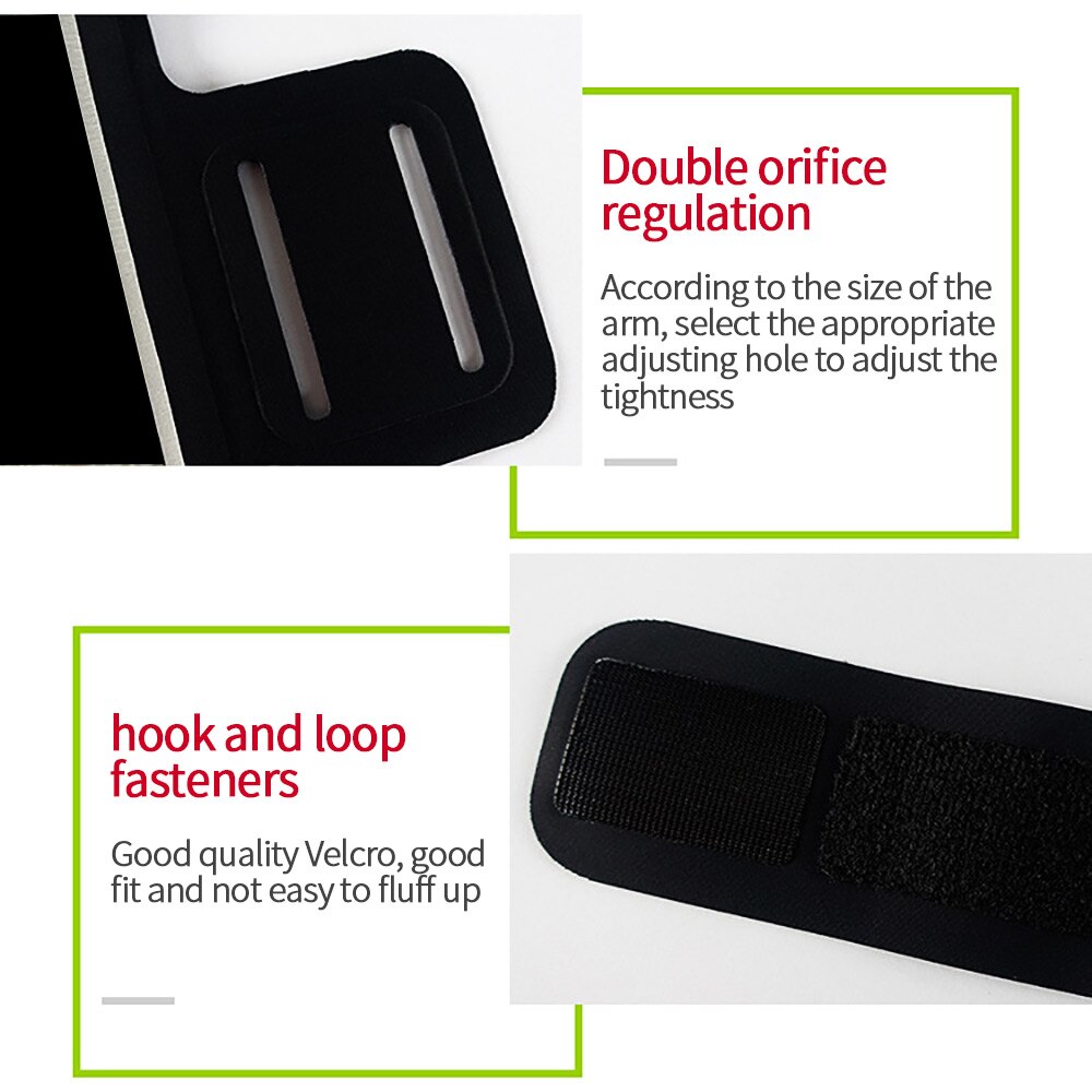 Universal Clear Mobile Phone Bag Arm Fixing Dry Pouch Waterproof PVC Cell Phone Bag Phone Case Bag For Under 6.5inch Phone