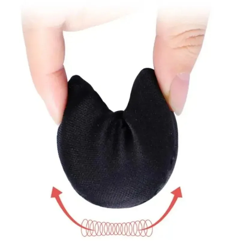 2/10 Stuks Anti-slijtage Spons Voorvoet Insert Hoge Hak Teen Plug Filler Pijnbestrijding Inlegzolen Verstelbare Verminderen Schoenmaat kussen Pads