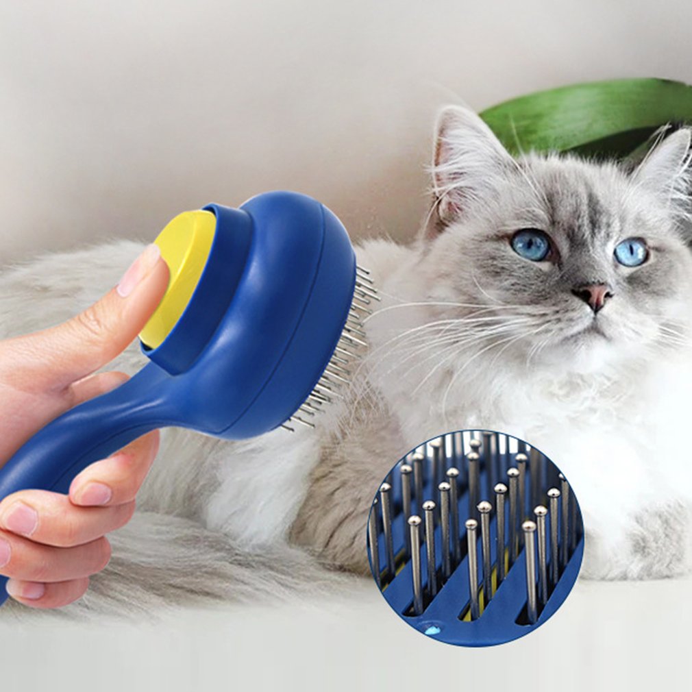 Hond Ontharing Kam Grooming Katten Kam Huisdier Producten Kat Flea Kam Huisdier Kam Voor Honden Grooming Toll Automatische Haar borstel Trimmer