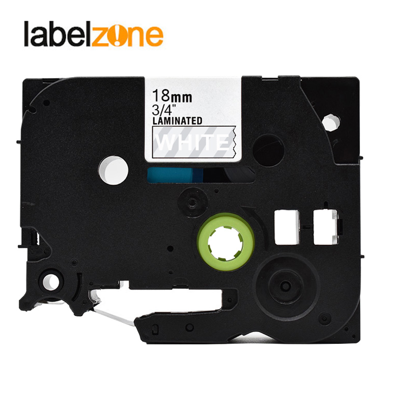 18mm tze145 White on clear label tape Compatible Brother p-touch printers tze tape laminated tze-145 tze145 tz145 tze145