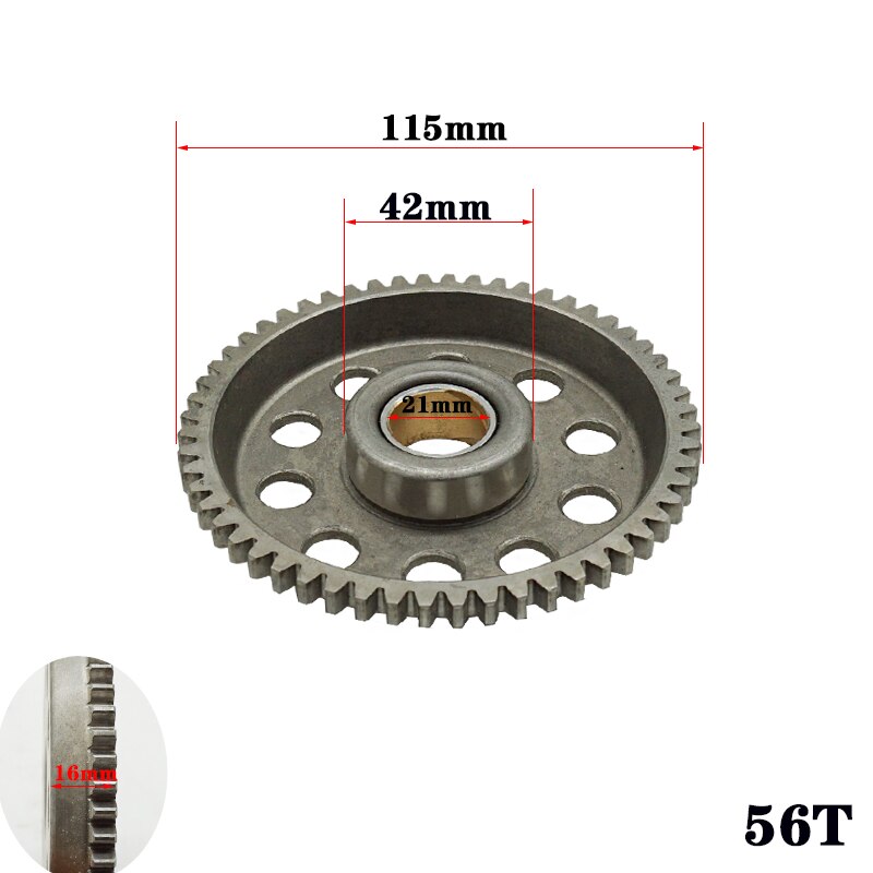 Motorfiets Motor Gear Vrijloopkoppeling Gear Tand Lager Houder Voor Zongshen CB250cc ZS166FMM CB250D-G