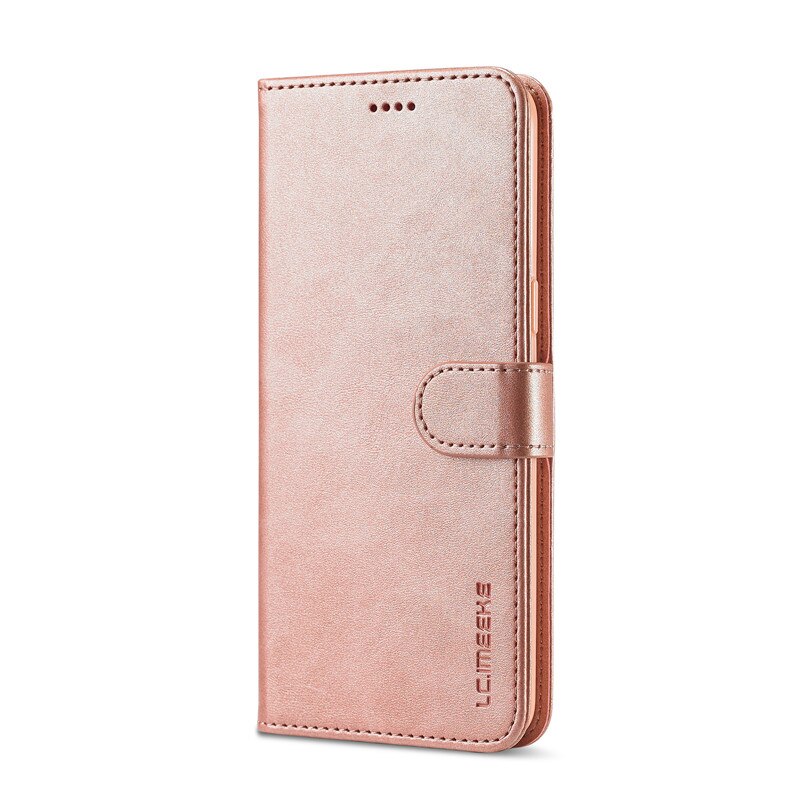 Custodia Realme C25 portafoglio in pelle custodia magnetica per vibrazione custodia Realme C25 per OPPO Realme C15 C12 custodia per telefono supporto per Slot per schede: For Realme C25 / Rose Gold