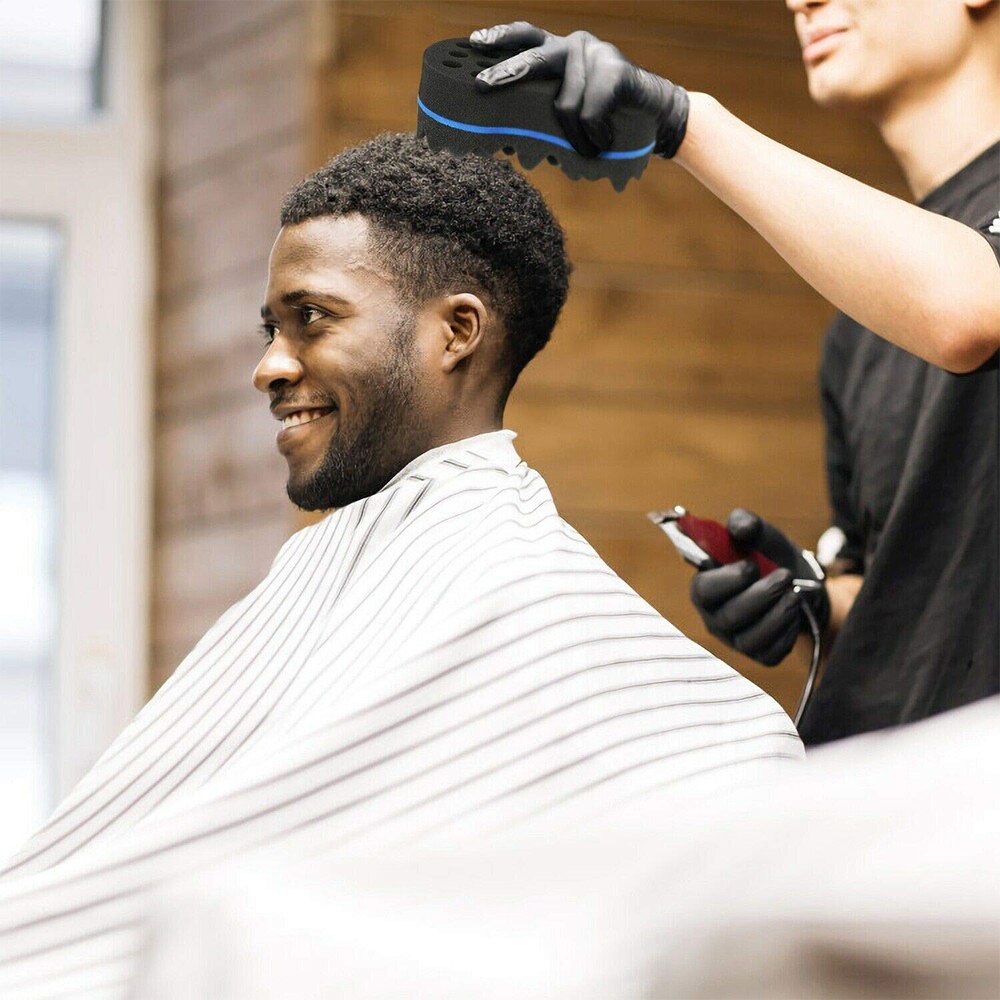 Strumenti ricci intrecciare spugna capelli bifacciale capelli ondulati torsione spazzola spugna naturale trecce laterali porose torsione riccioli cura messa in piega